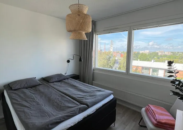 Valoisa Kaksio Merimaisemalla Keskustassa 公寓 *