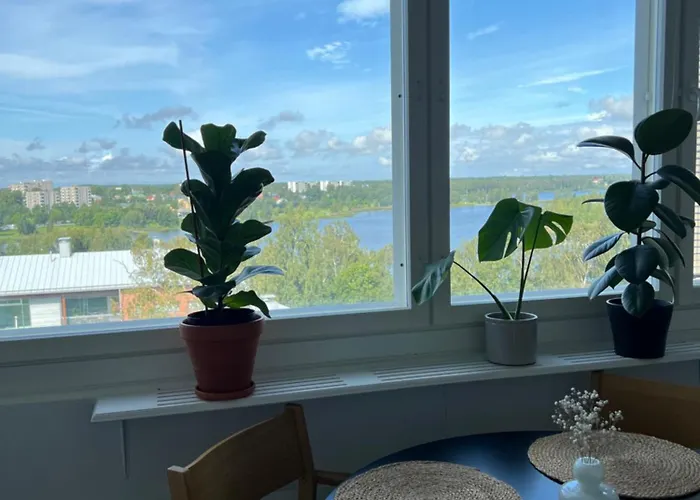 公寓 Valoisa Kaksio Merimaisemalla Keskustassa *